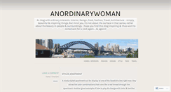 Desktop Screenshot of anordinarywoman.net