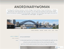 Tablet Screenshot of anordinarywoman.net